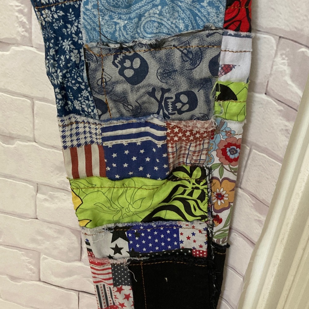 Patchwork Multi-Print Biepa Jeans - image 3